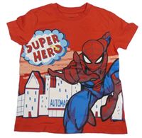 Červené tričko se Spider-manem Sinsay