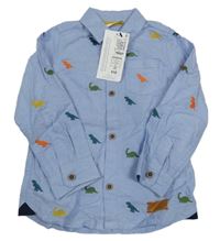 Nové - Modrá košile s dinosaury M&S