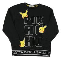 Černá mikina s Pikachu Next