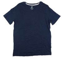 Tmavomodré tričko H&M