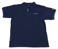 Tmavomodré polo tričko Tollkids vel. 176