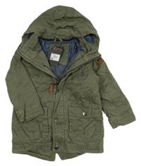 Nové - khaki jarní parka s kapucí Libsi Markah 