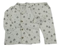 Nové - bílé pyžamo s tučňáčky F&F