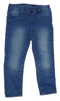 Modré riflové džegíny H&M