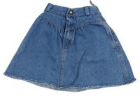 Modrá riflová sukně 