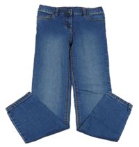 Modré skinny teplákové rifle YIGGA