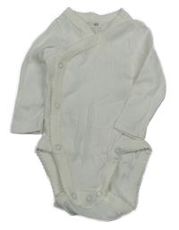 Smetanové žebrované perforované zavinovací body H&M