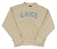 Světlepudrová mikina s nápisy OVS