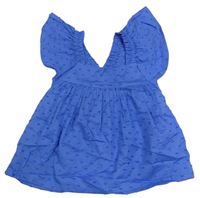 Modrá puntíkatá halenka Primark