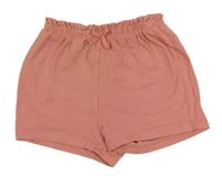 Starorůžové bavlněné kraťasy H&M