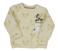 Nové - Krémová prošívaná mikina s Mickeym C&A