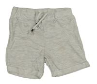 Světlešedé melírované teplákové kraťasy C&A