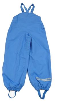 Modré šusťákové podšité laclové kalhoty Tchibo