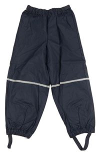 Tmavomodré nepromokavé podšité kalhoty Bob der Bär