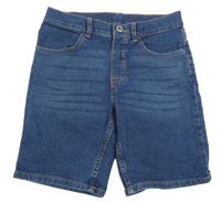 Tmavomodré riflové kraťasy H&M