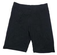 Černé elastické kraťasy H&M