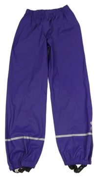 Fialové nepromokavé kalhoty Lego