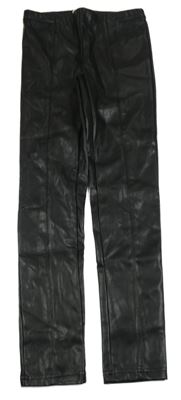 Černé koženkové tregíny only