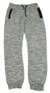 Šedé melírované tepláky X-MAIL