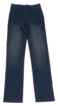 Tmavomodré džegíny H&M