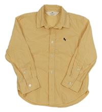 Žlutá košile s výšivkou H&M
