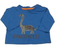 Modré triko s dinem Primark