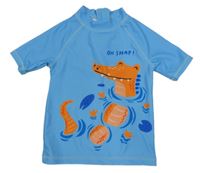 Modré UV tričko s krokodýlem dunnes