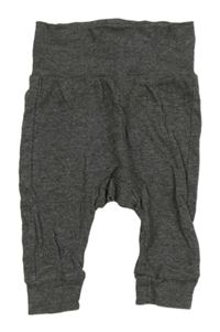 Tmavošedé melírované lehké tepláky H&M