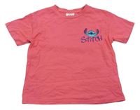 Lososové tričko se Stitchem Primark