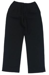 Černo-tmavomodré kostkované teplákové chino kalhoty zn. Zara