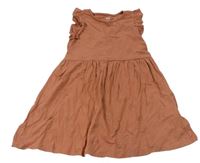Broskvové šaty s duhami H&M