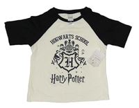 Bílo-černé tričko Harry Potter C&A