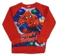 Červeno-modrá mikina se Spidermanem zn. Marvel