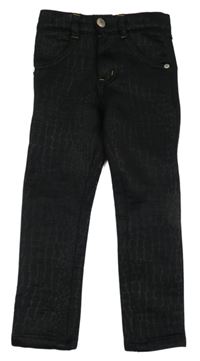 Černé vzorované tregíny 