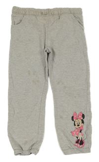 Světlešedé tepláky s Minnie Disney