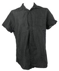 Pánská černá slim fit košile C&A