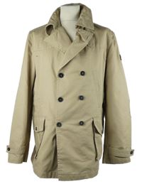 Pánský béžový riflový kabát Return 