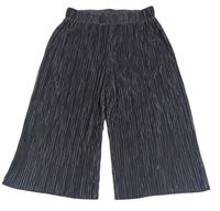 Šedé plisované culottes kalhoty Next