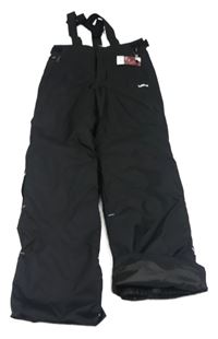 Nové- černé šusťákové oteplovačky s kšandami Decathlon