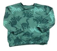 Zelená mikina s dinosaury Primark
