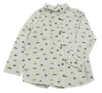 Bílá košile se zvířátky so cute