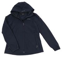 Tmavomodrá softshellová bunda s kapucí Icepeak