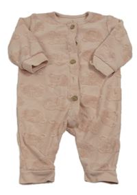 Světlerůžový overal s medvídky George