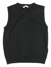 Tmavošedá svetrová vesta M&S