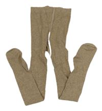 Hnědé melírované punčocháče H&M