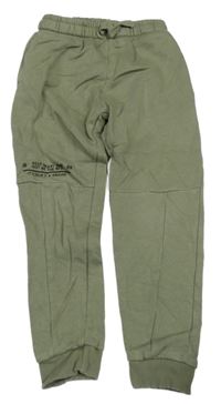 Khaki tepláky s nápisem George