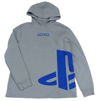 Šedá mikina PlayStation s kapucí H&M