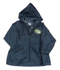 Tmavomodrá šusťáková bunda s kapucí Disney