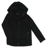 Černá propínací mikina s kapucí Next