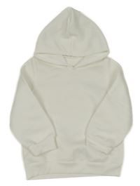 Bílá mikina s kapucí 